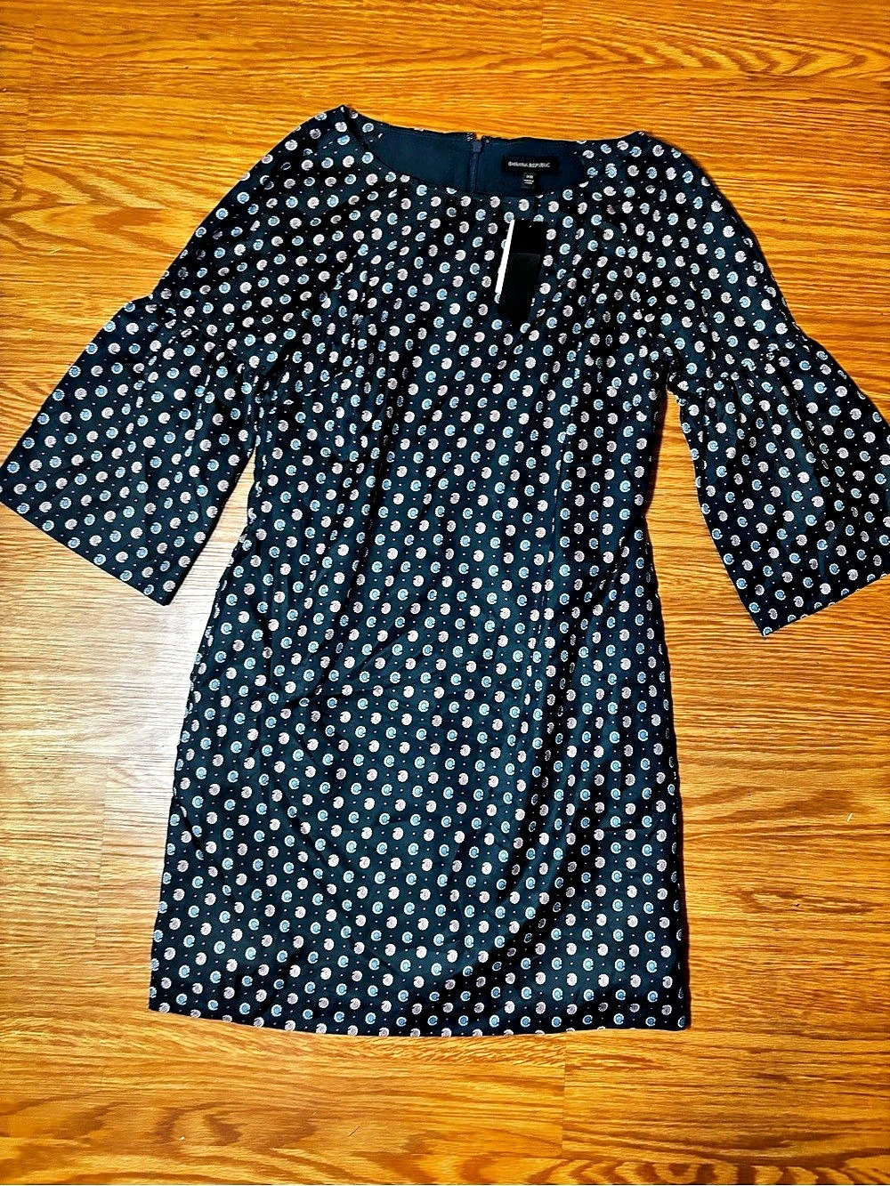 Banana Republic Printed Mini Dress Size XS Like New